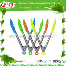 2014 new products 100% food grade kitchen silicone tongs